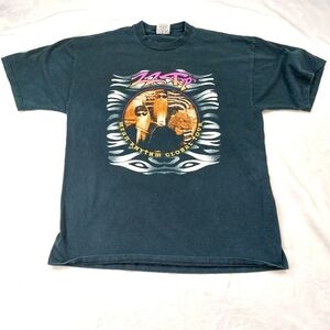 ZZ TOP MEAN RHYTHM GLOBAL TOUR 1997 NICE MAN MENS CONCERT BAND TSHIRT SIZE XL